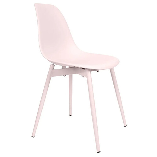 The Home Deco Kids Chaise pour enfant pieds en métal Lina rose.