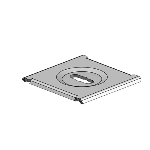 eclisse - pour chemin de cable - ce40 - ez - boite de 25 - cablofil 558051