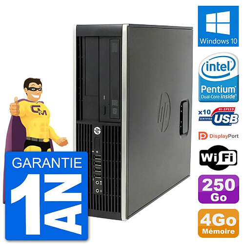 PC HP Compaq Pro 6300 SFF Intel G630 RAM 4Go Disque Dur 250Go Windows 10 Wifi · Occasion