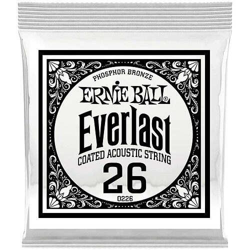 10226 Everlast Coated Phophore Bronze 26 Ernie Ball