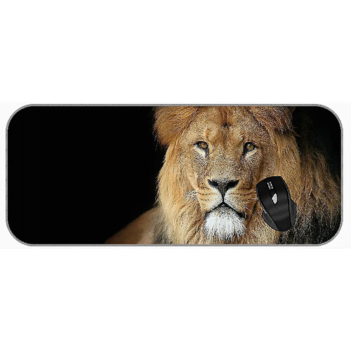 Universal (750x300x3) xxl jeu grand coussin de souris Big Cat Wildlife Lion Pads de souris en caoutchouc antidérapant