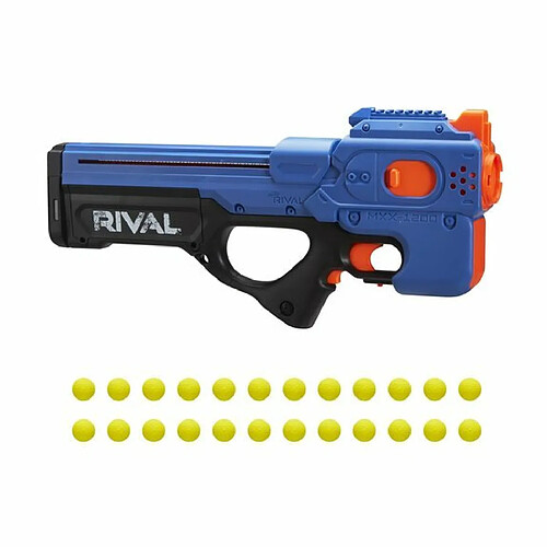 Ludendo Nerf Rival Charger MXX-1200 bleu et billes en mousse Nerf Rival Officielles