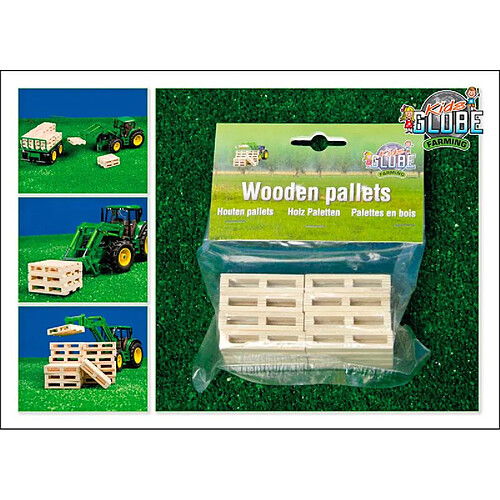 Van Manen Kids Globe - Palettes en bois. 8 pièces