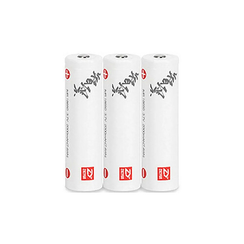 Zhisheng Electronics ZHIYUN jeu de 3 batteries Lithium 18650 2600mAh