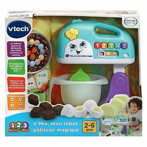 Jouet électroménager Vtech V-Mix, mon robot pâtissier magique