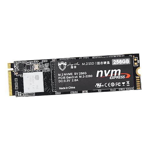 Disque SSD 1TB Haute Vitesse PCIe NVMe Pour Notebook Et Desktop Avec Transfert Rapide ROM 256 Go YONIS