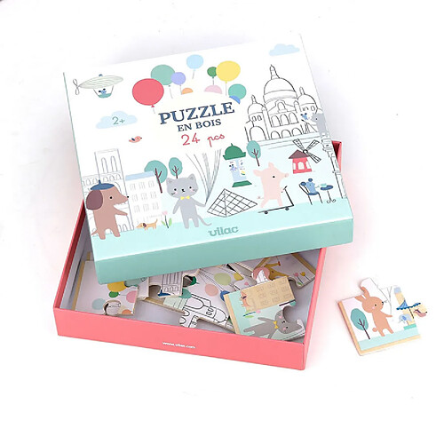 Vilac Puzzle 24 pieces - Paris - Sarah Betz