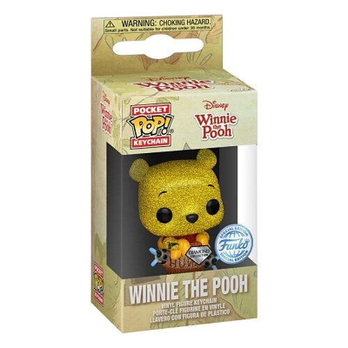 Porte-clés Funko DISNEY Winnie l'ourson Collection Diamant Exclusif