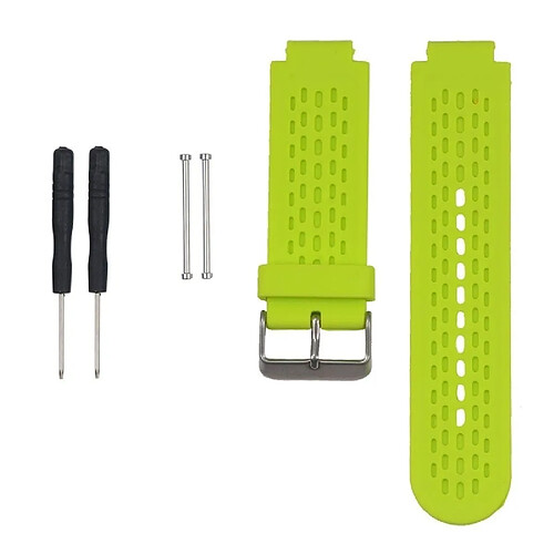 Wewoo Bracelet pour montre connectée Dragonne Sport en silicone Garmin Approach S2 / S4 Vert