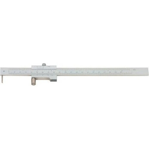 Forum Trusquin à tracer à molette, Plage de mesure : 200 mm, Vernier inférieur 1/20 mm, Vernier supérieur 1/128 inch