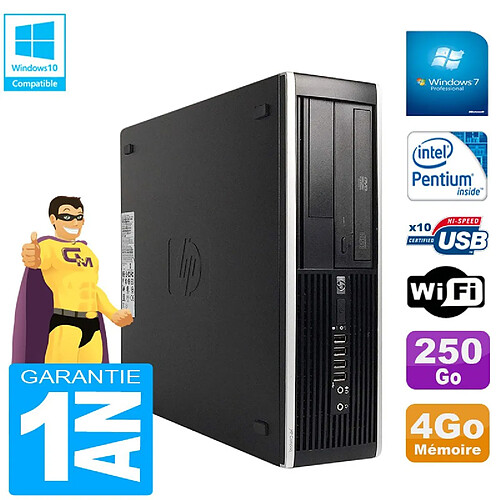 PC HP Compaq Pro 6300 SFF G630 RAM 4Go Disque 250Go Graveur DVD Wifi W7 · Occasion