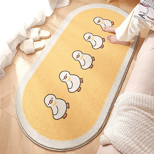 LUUCOZK Fausse fourrure moelleuxTapis à poils longs pour chambre à coucher, salon - Pippi-80x160cm