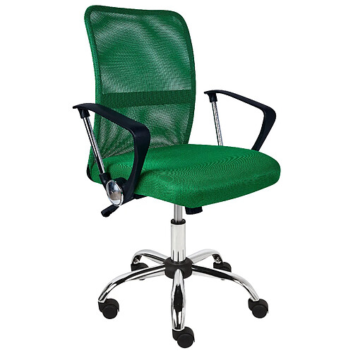 Beliani Chaise de bureau Vert BEST