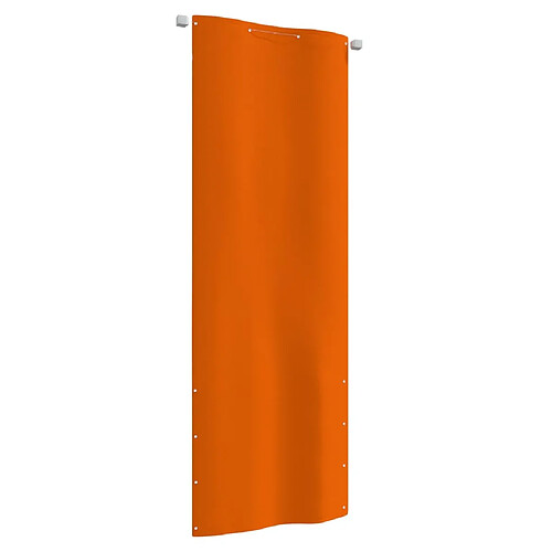 vidaXL Écran de balcon Orange 80x240 cm Tissu Oxford