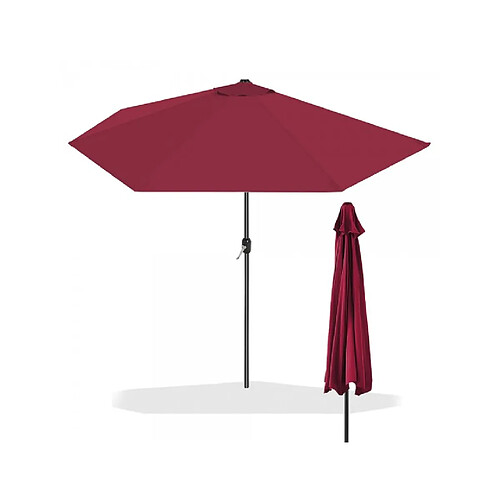 Imperial Relax Parasol mural droit GARDENIA en fibre 3x3 m