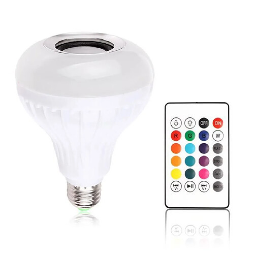 Onever Bluetooth 4.0 Musique Audio RGBW Président Lumière RGB 7W E27 ampoule LED pour iOS Android