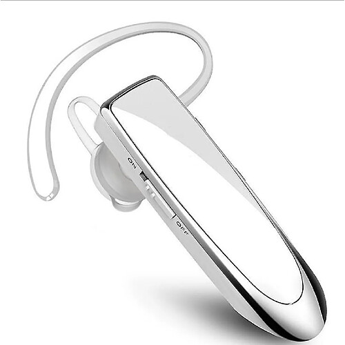 Universal Casque Bluetooth V5.0 sans fil casque mains libres avec ordinateur portable (blanc)