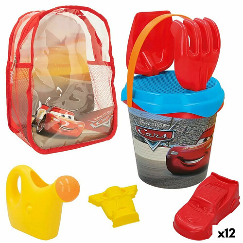 Set de jouets de plage Cars polypropylène (12 Unités)