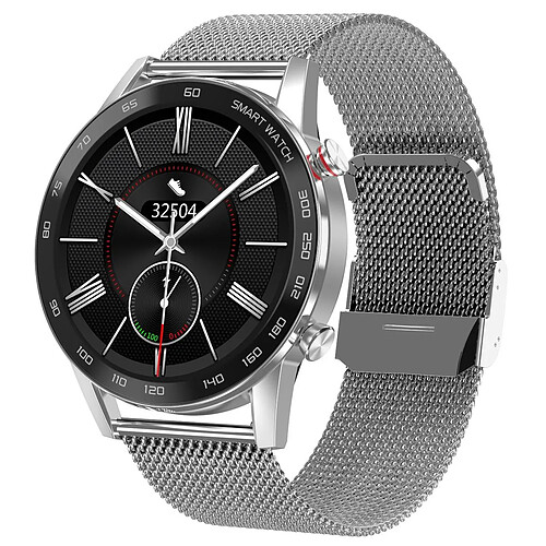 Yonis Montre Connectée IP68 Écran Tactile 1.3' Bluetooth Dual-mode Avec Suivi Santé et Sport