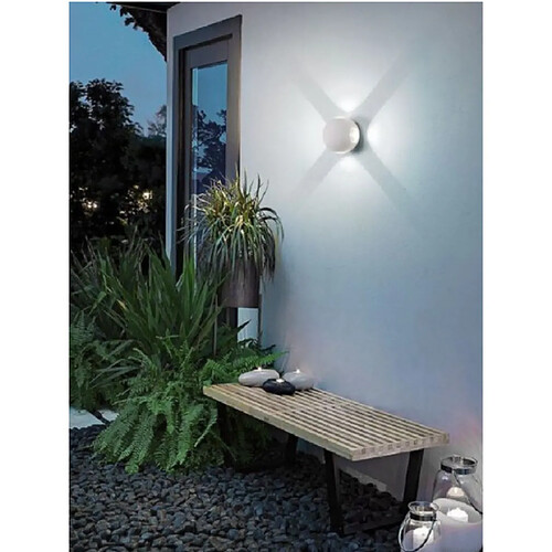 Tradex APPLIQUE MURALE 4 FAISCEAU DE LUMIÈRE EXTÉRIEUR LUMIÈRE BLANCHE 3000K 6000K 4000K ES58