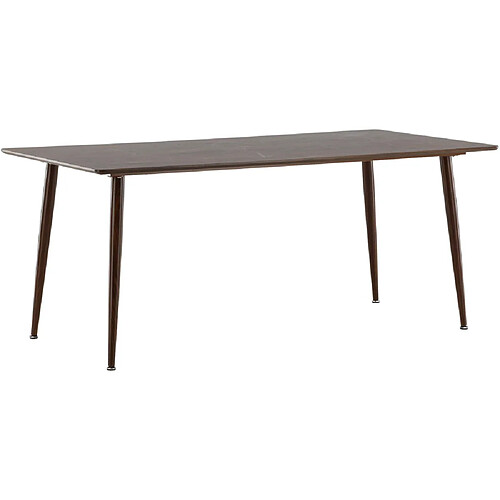 Venture Home Table de repas en MDF Polar 180 x 90 cm noyer.