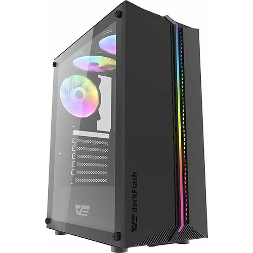 Computer case Darkflash DK151 LED with 3 fan (black)