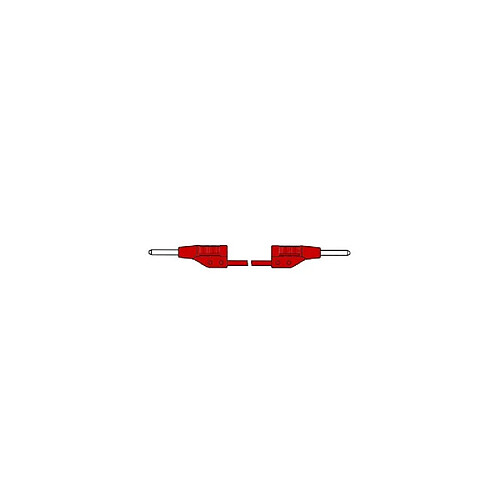 Perel Cordon de mesure moule 2mm 50cm - rouge (mvl 2/50)