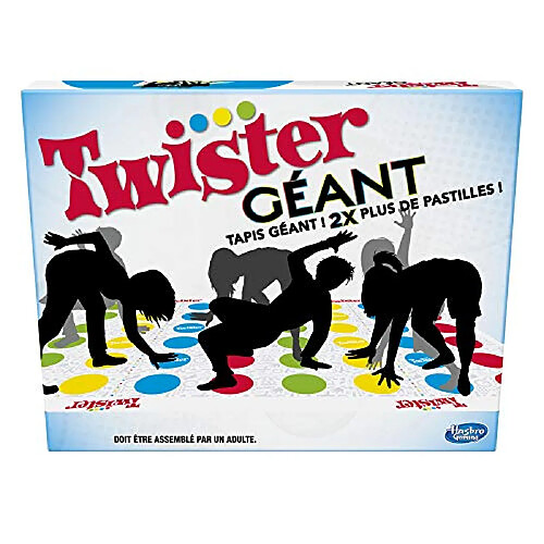 Hasbro Gaming Twister Géant - Jeu de société d'adresse Rigolo