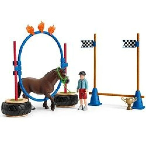 SCHLEICH Course d'agility pour Poney - Pour enfant