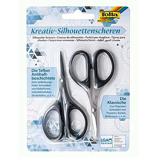 Pelikan Folia 779 - Silhouette Scissors 2-Piece Set Approx 10.5 cm Long