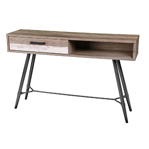 Urban Living Console Brooklyn - 120 x H. 77 cm - Marron