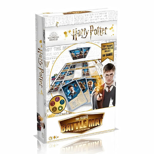 Winning Moves HARRY POTTER Jeu de cartes Top Trumps Battle Mat