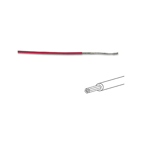 Perel Fil de c,_blage - ,,¸ 1.4 mm - 0.2 mm,,² - multibrin - rouge