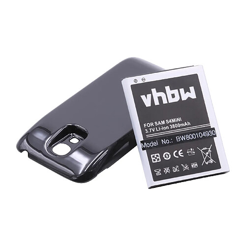 vhbw Batterie remplacement pour Samsung B500, B500BE, B500BU pour smartphone (3800mAh, 3,8V, Li-ion) + boîtier de protection (noir)