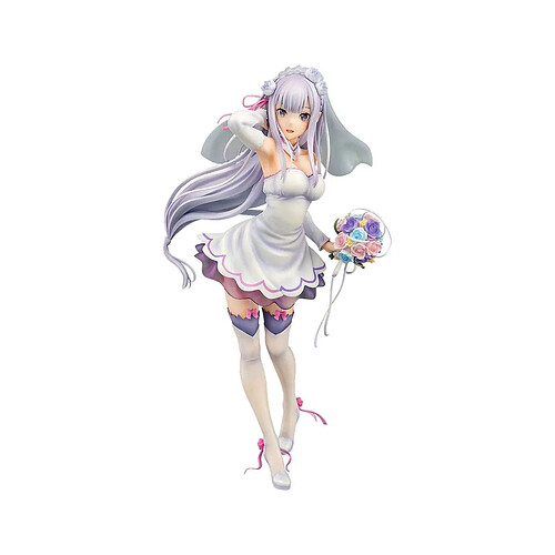 Phat! Re:ZERO -Starting Life in Another World- - Statuette 1/7 Emilia Wedding Ver. 25 cm