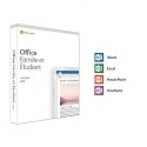 Microsoft Logiciel Microsost Office famille et étudiant - 79G-05088