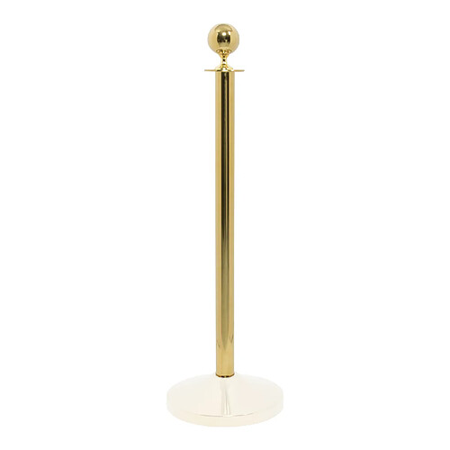 Securit75 Pied à tête ronde pour poteau d'accueil - 100cm (Socle NON inclus) - Securit