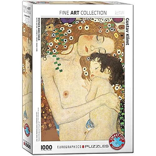 Puzzle 1000 piAces Eurographics MAre et enfant par gustav Klimt