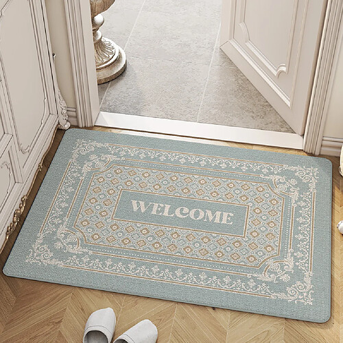 LUUCOZK Tapis de porte d'entrée antidérapants pour entrée intérieure - Motif 2-60x90cm