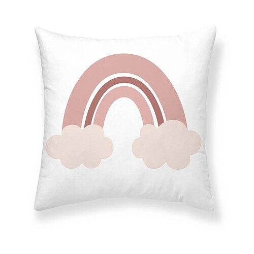 Housse de coussin Kids&Cotton Lavi A Rose 50 x 50 cm Arc-en-ciel