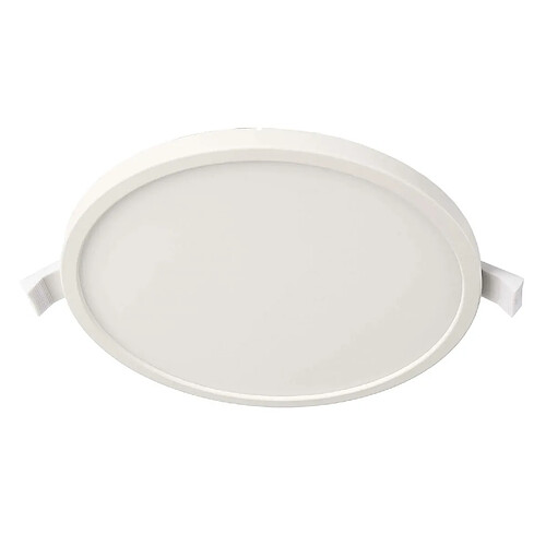 Plafonnier rond moderne encastré 18cm panneau LED spot 12W lumière plafond cuisine couloir bureau magasin 230V LUMIÈRE 3000K