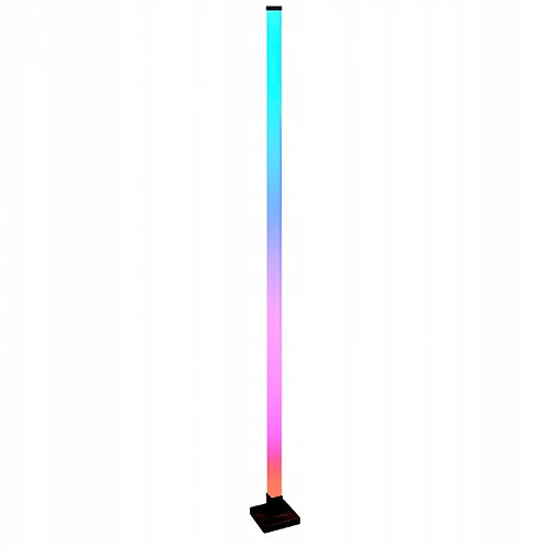 Lampadaire Eco Light EC20546 Lampe sur pied LED RGB fonction musicale Tuya noir