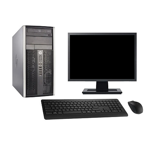 PC Tour HP 6300 CMT Ecran 19" Intel i5-2400 RAM 16Go SSD 480Go Windows 10 Wifi · Occasion