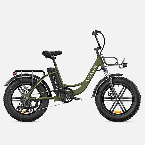 ENGWE L20 Step-Thru Vélo électrique 250 W 48 V 13 Ah Autonomie 120 km Max 25 km/h - Vert