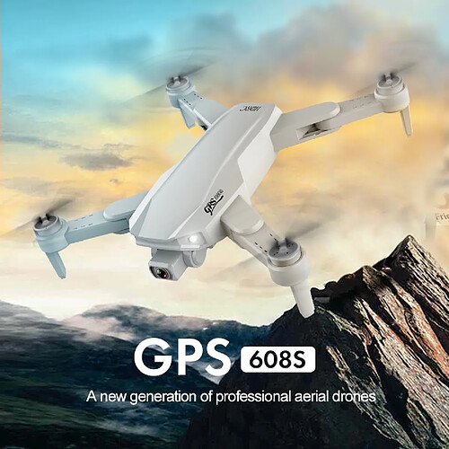 Universal S608 Pro GPS drone 6K HD double caméra photographie aérienne quadricoptère pliable sans brosse RC distance 3km | RC quadricoptère(Gris)