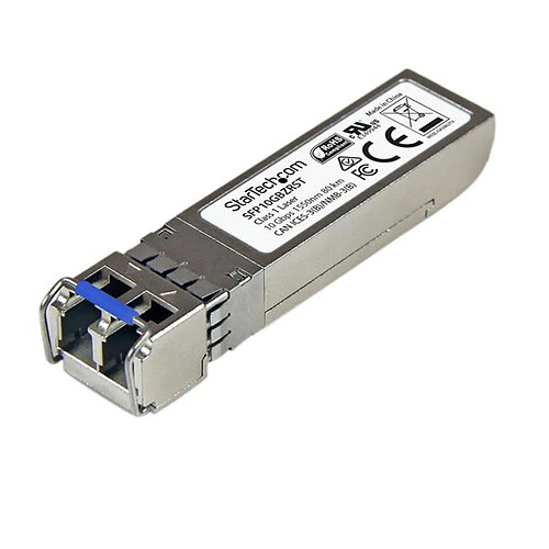 StarTech.com Module de transceiver SFP+ 10GBase-ZR à fibre optique 10 Gigabit - Conforme aux normes MSA - Monomode LC - 80 km