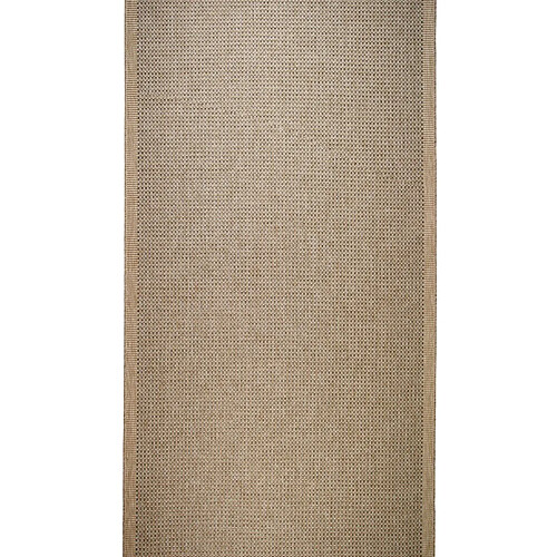 Thedecofactory JUTA FLAT RECNAT - Tapis de couloir effet jute naturel gris 80x150