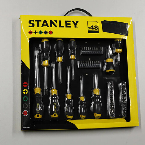 Jeu de 48 tournevis dans sac de transport - STANLEY STH0-70887