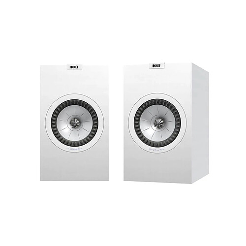 KEF Q350 Blanc - Enceintes Bibliothèques (la paire)