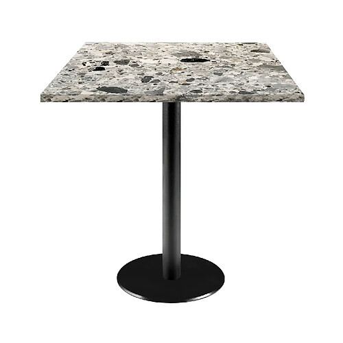 Restootab Table 70x70cm - modèle Rome terrazzo cepp